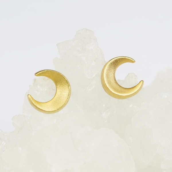 Gold moon pierce | Hariqua-パワーストーンジュエリー-