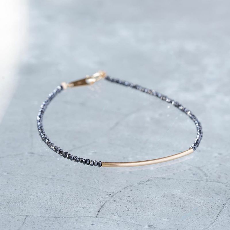 Black diamond urbane bracelet /ブラックダイヤモンド | Hariqua 