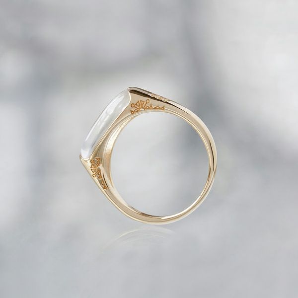 Lemurianseed quartz crystalize ring /レムリアンシードクォーツ 
