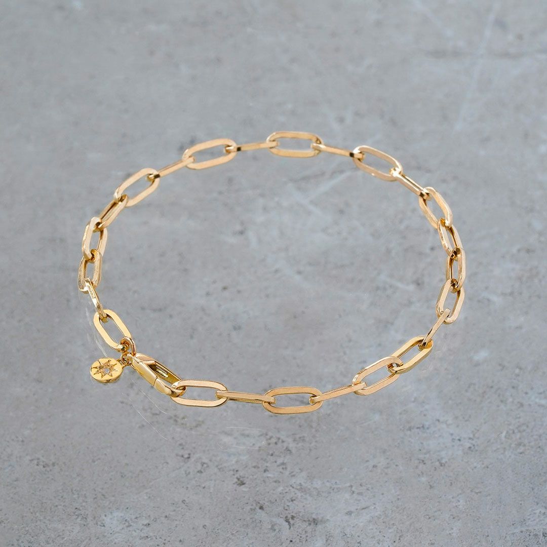 Big chain bracelet / necklace K18 [受注生産]. | Hariqua 