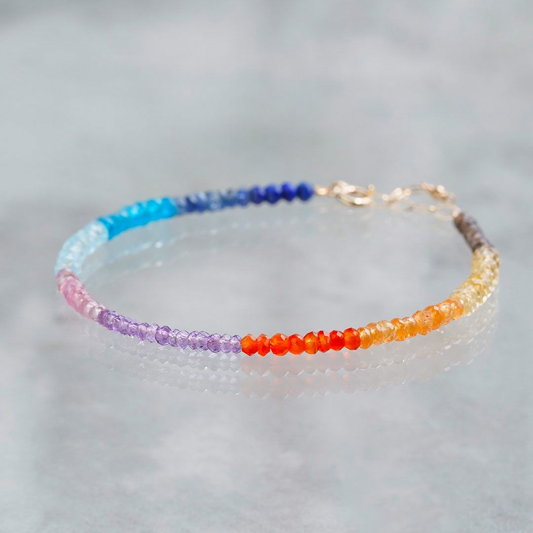 7Chakra grain bracelet | Hariqua-パワーストーンジュエリー-