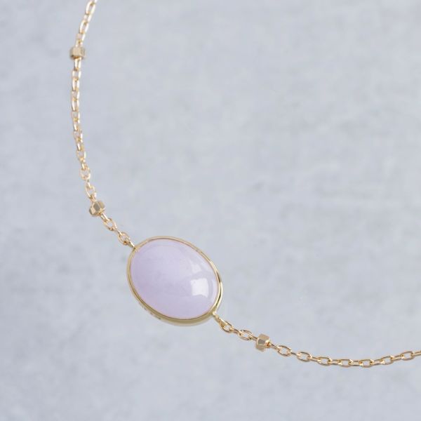 Lavender jade bracelet 2.03 /ラベンダー翡翠（ジェイド） | Hariqua ...