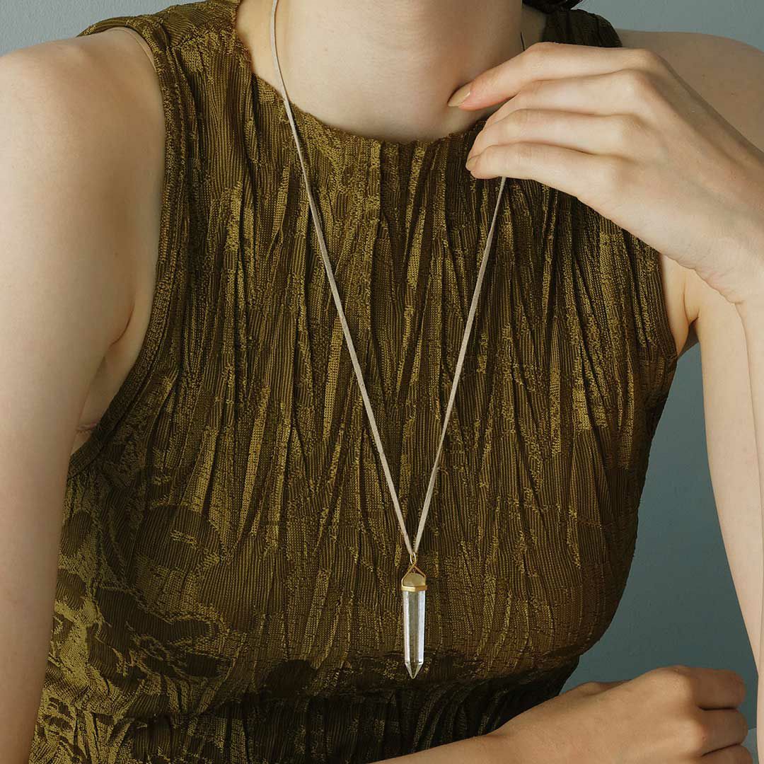 Cord necklace 60cm | Hariqua-パワーストーンジュエリー-