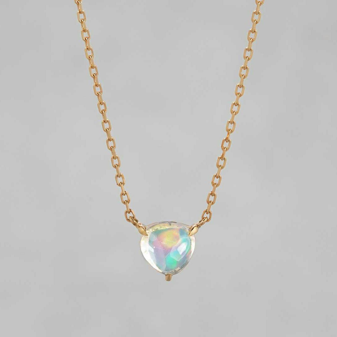 Water opal necklace 0.45 /ウォーターオパール | Hariqua