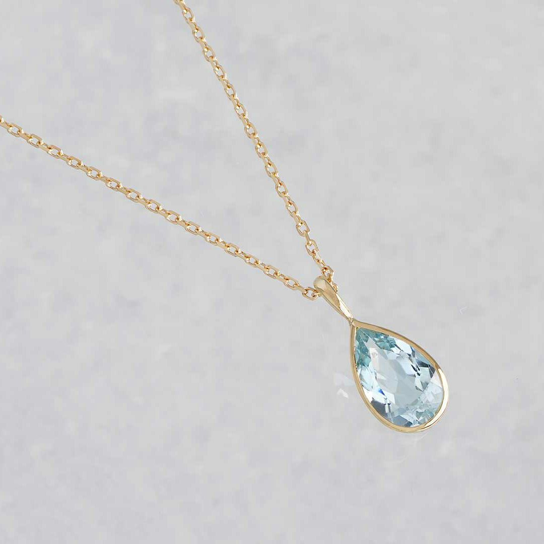 Aquamarine necklace 0.74 /アクアマリン | Hariqua-パワーストーン 