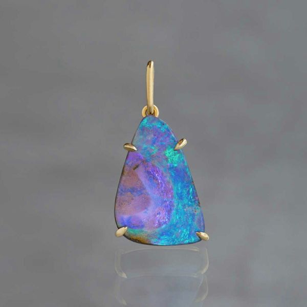 Boulder opal necklace 2.02 /ボルダーオパール | Hariqua 