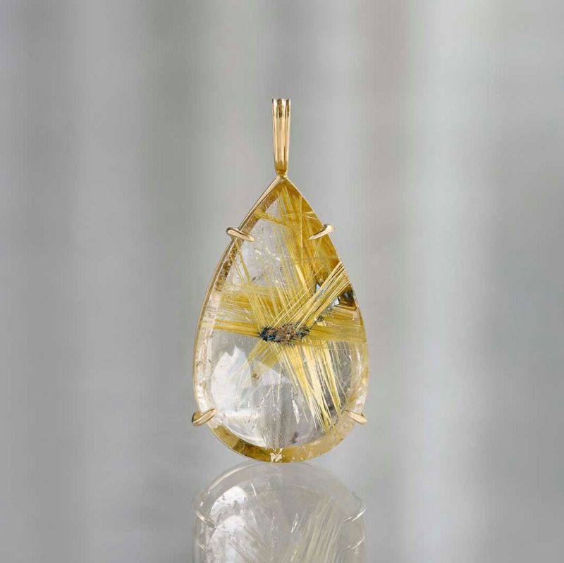 Rutile quartz charm 16.65 /ルチルクォーツ | Hariqua-パワーストーン