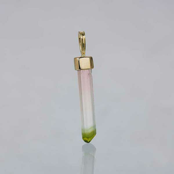 Lemon × Smoky quartz pendulum charm 5.75 /レモンクォーツ