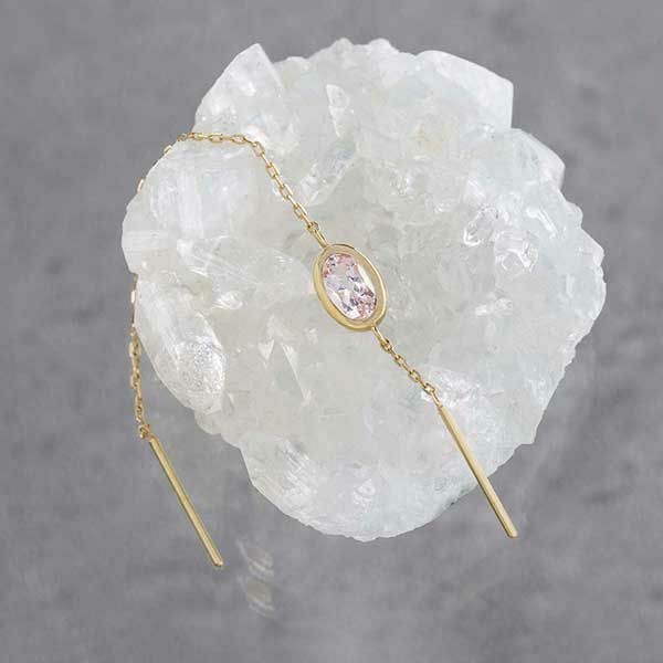 Morganite × Aquamarine bracelet /モルガナイト | Hariqua