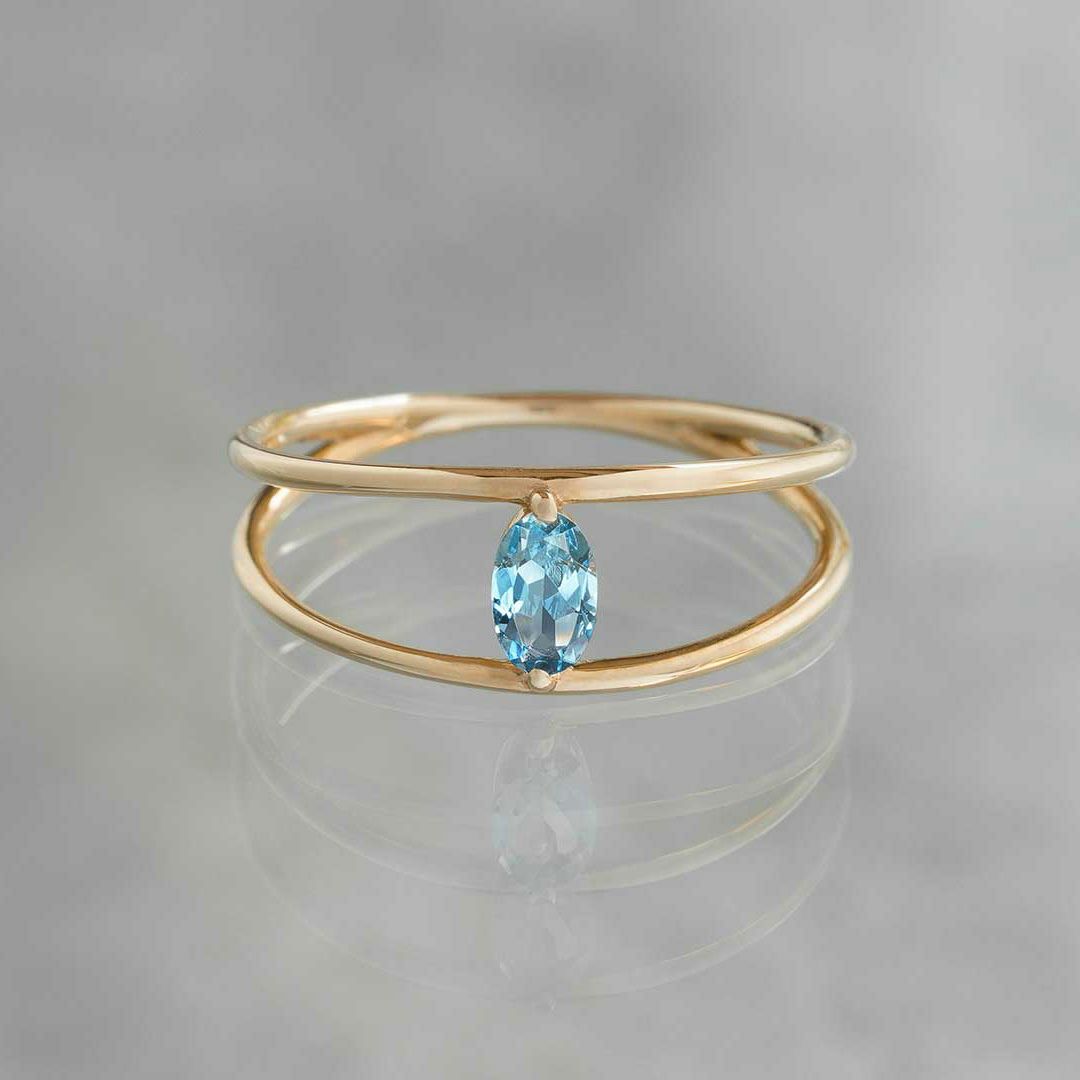 Santamaria Aquamarine ring /サンタマリア・アクアマリン[受注生産  