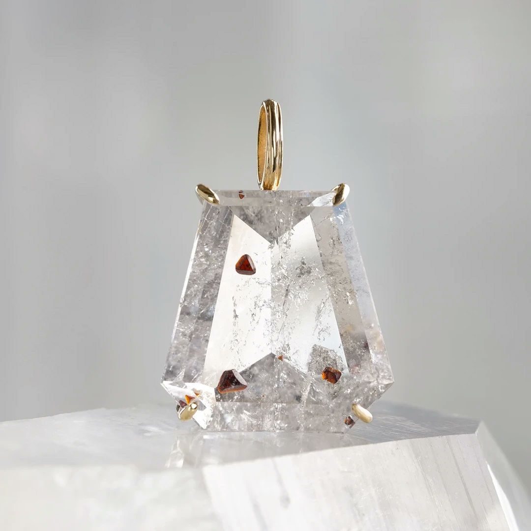 Sphalerite in quartz charm 10.03 /スファレライト・イン・クォーツ 