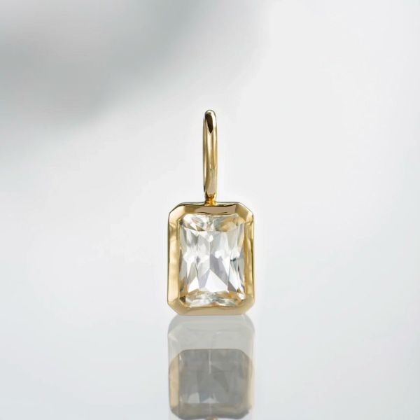 Bicolor citrine charm 2.78 /バイカラーシトリン | Hariqua
