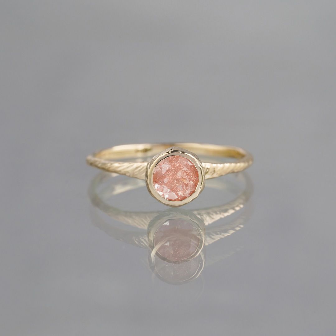 Oregon Sunstone ring /オレゴンサンストーン. | Hariqua-パワーストーンジュエリー-