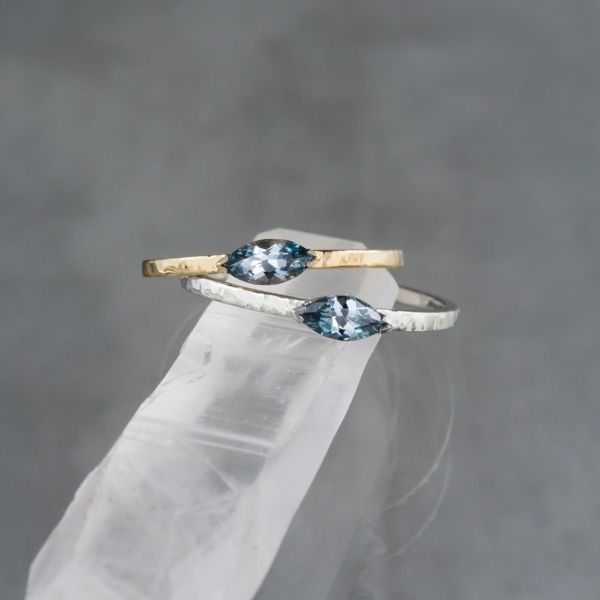 Gray spinel marquise ring /グレースピネル. | Hariqua-パワーストーンジュエリー-