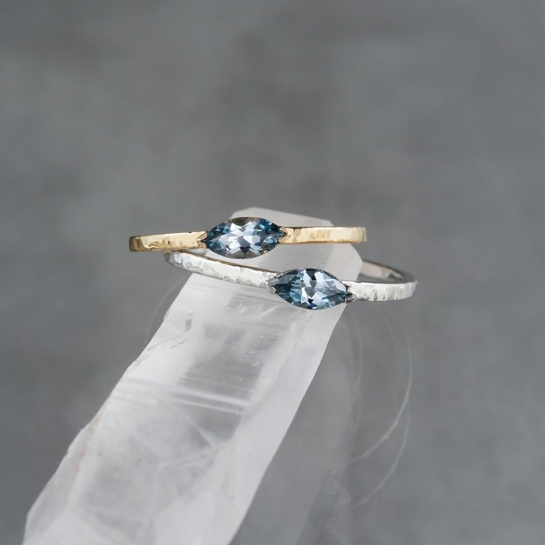 Gray spinel marquise ring /グレースピネル. | Hariqua 