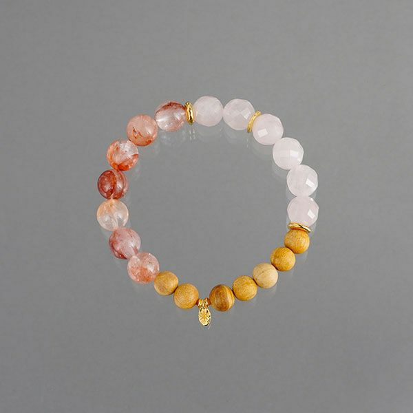 Hypersthene × Black labradorite bracelet /ハイパーシーン