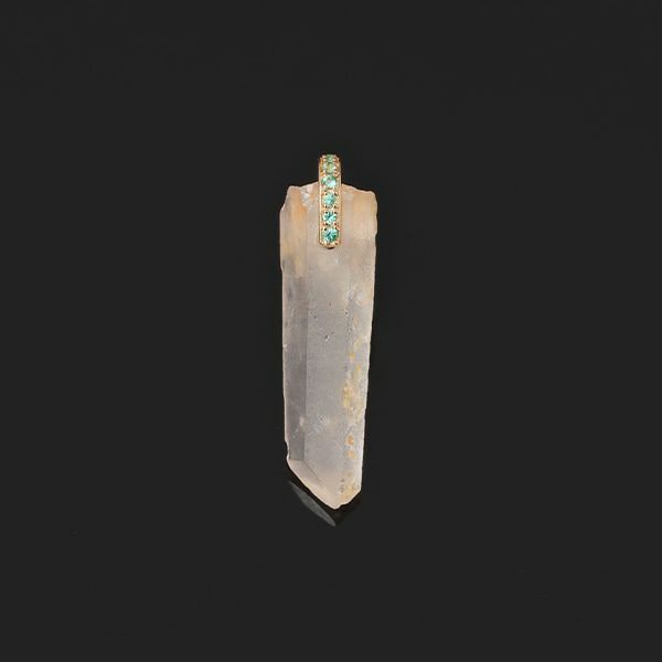 Lemurianseed quartz × Alexandrite pendulum charm 13.26