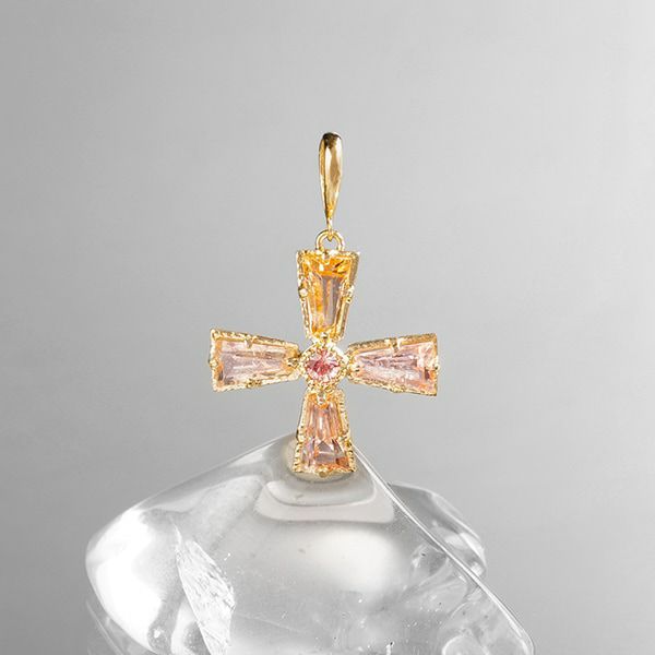 Imperial topaz × lemurianseed quartz ring /インペリアル Imperial topaz × lemurianseed quartz ring /インペリアル