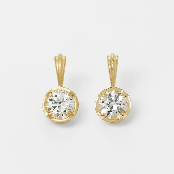 Phenakite round single pierce /フェナカイト | Hariqua