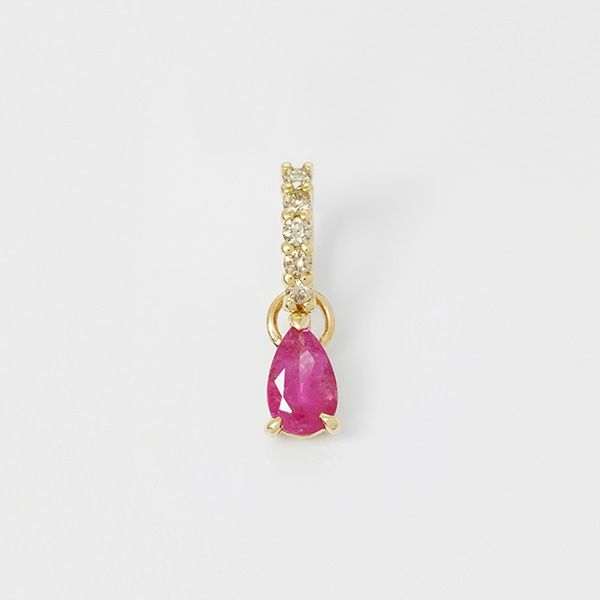 ハリックァ　ピンクスピネルのチャーム Pink spinel charm 0.37 /ピンクスピネル | Hariqua