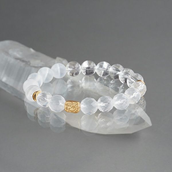 Pegasus - Spirit Animal bracelet /アイリスクォーツ、セレナイト