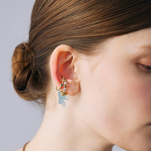 [Blackmuse] パクソダム着用 ☆3 pearl ear cuff Baroque Pearl 2way Ear Cuff – LARICA