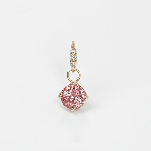 ハリックァ　マライアガーネット　チャーム Malaia garnet oval charm /マライアガーネット | Hariqua