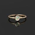 オパール ゴールド オーバルチャーム　14k Water opal ring 0.22 /ウォーターオパール | Hariqua