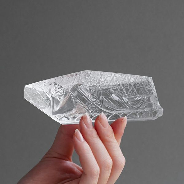 Lemurianseed quartz Reclining Buddha 216g /レムリアンシード