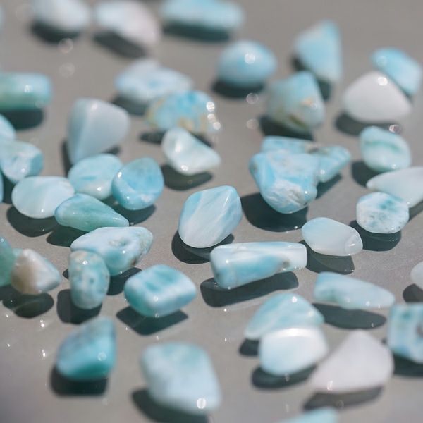 Larimar round single pierce /ラリマー | Hariqua