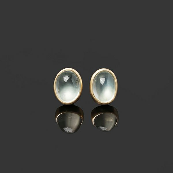 グリーンムーンストーン グリーンムーンストーン 4.42ct インド産 zi6202 : TAMICHI Minerals