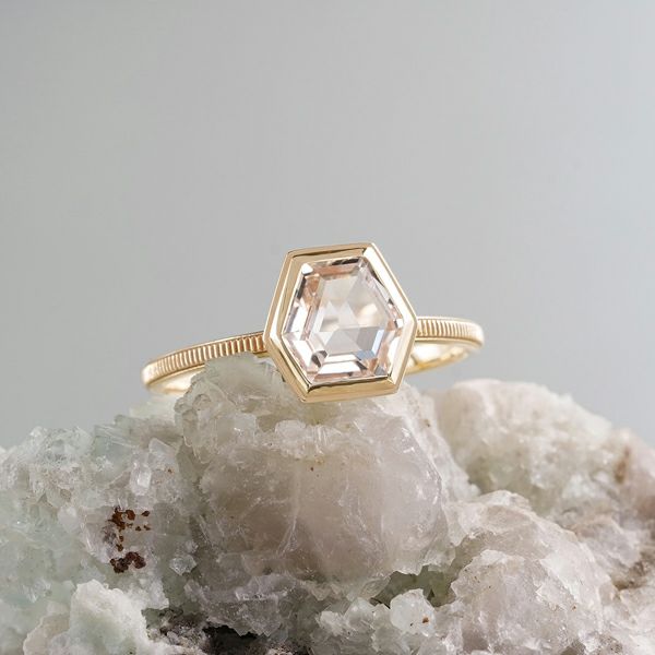 Black silica nuie ring /ブラックシリカ[K18 / 受注生産] | Hariqua