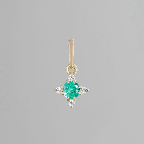 Phenakite × Diamond charm /フェナカイト | Hariqua-パワーストーン