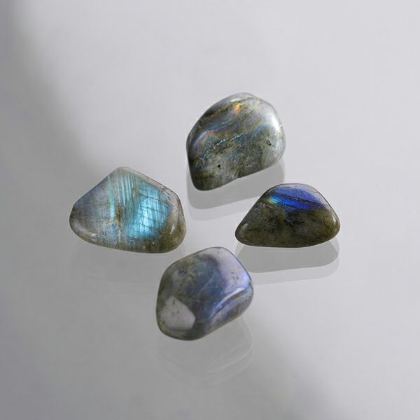 Labradorite tumbled stone 4pcs /ラブラドライト | Hariqua