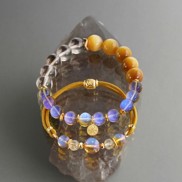 Hariqua（ハリックァ）アイオイライト星型チャーム付きブレスレット ハリックァ ブレスレット Hariqua（ハリックァ）アイオイライト星型