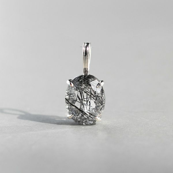 Black tourmaline in quartz charm 2.55 /ブラックトルマリン・イン