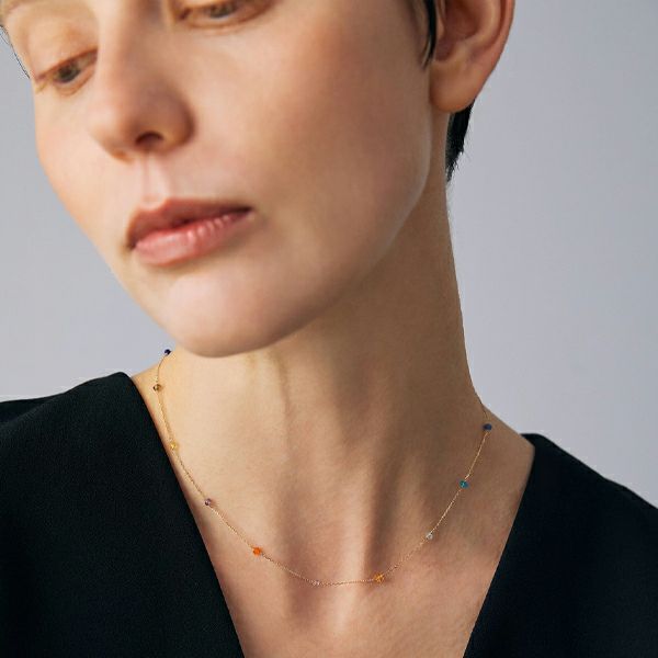 7Chakra necklace | Hariqua-パワーストーンジュエリー-