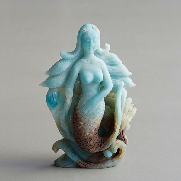 Amazonite mermaid 843g /アマゾナイト | Hariqua-パワーストーン