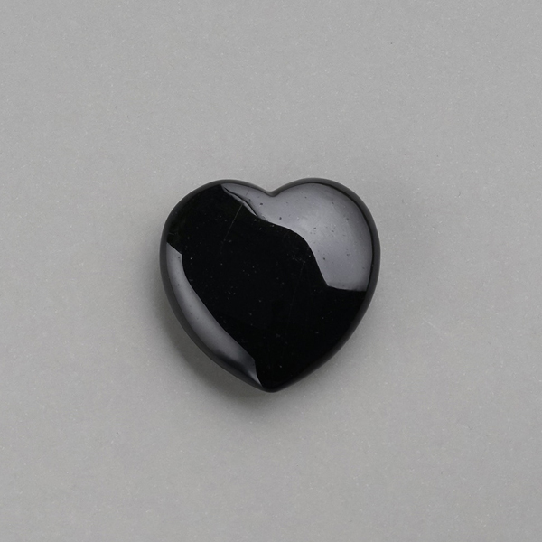 Black Nephrite heart /ブラックネフライト（黒翡翠） | Hariqua