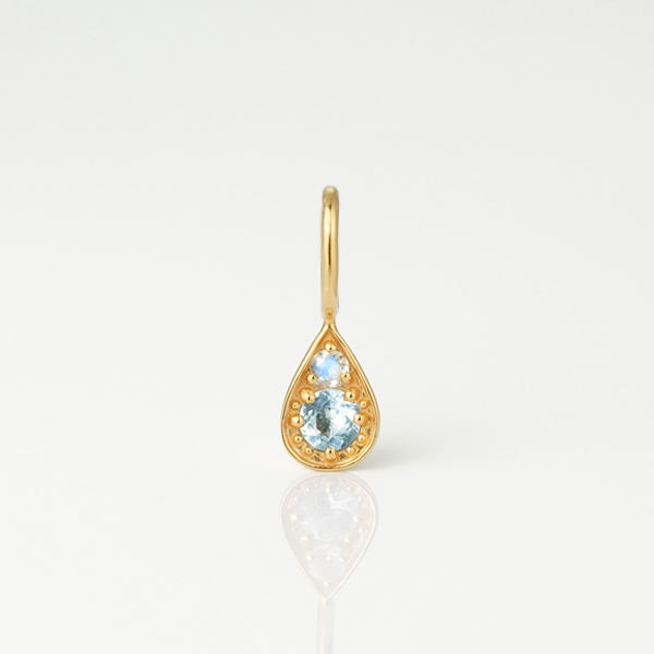 Pink spinel Compass of Light charm /ピンクスピネル | Hariqua